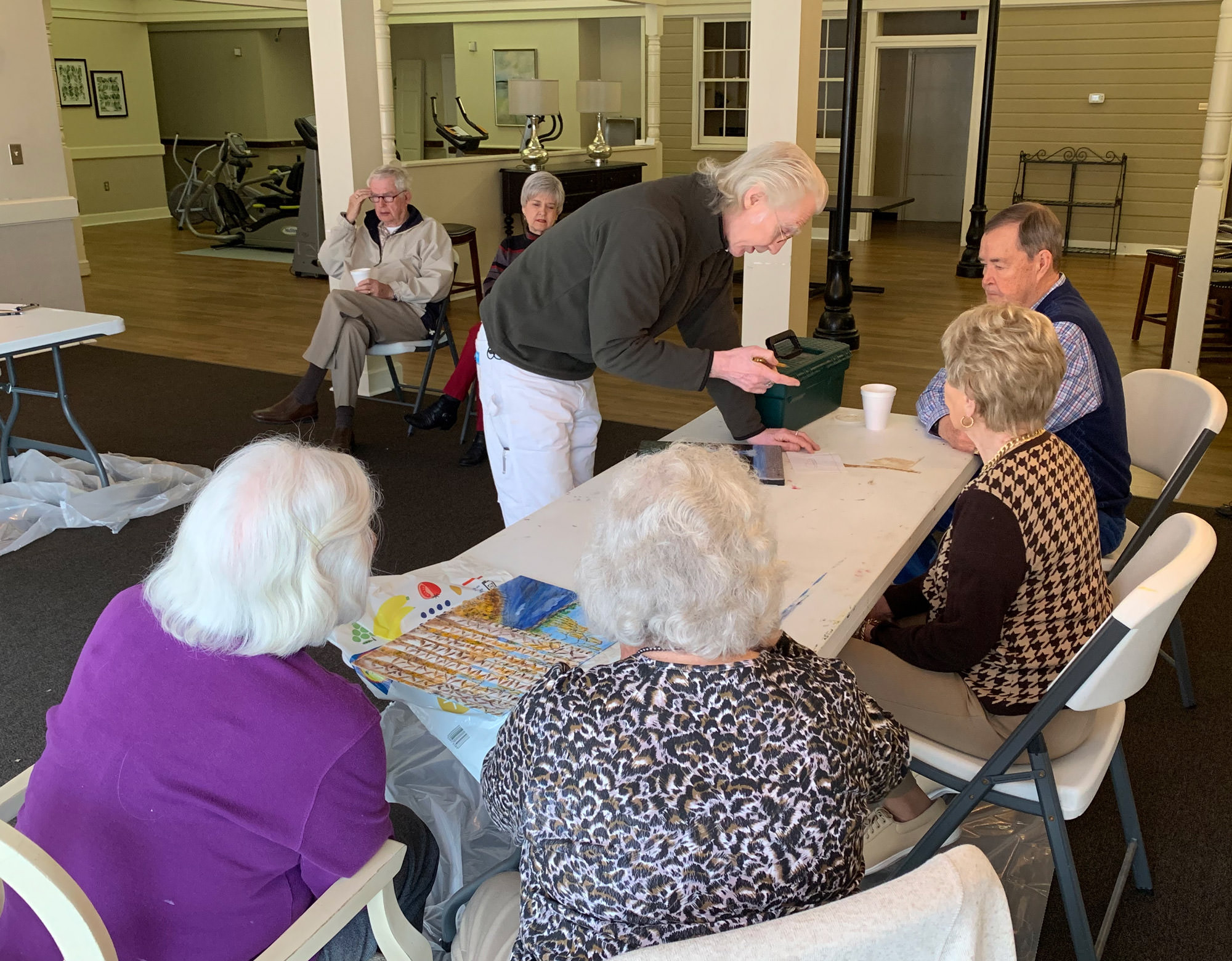 The Manor is pleased to welcome its new art instructor, local legend Robert Garey